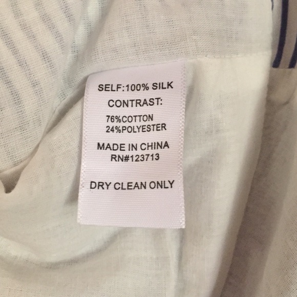 Hy & Dot Stripe Blazer NWT, Navy & White, Small - Picture 6 of 7